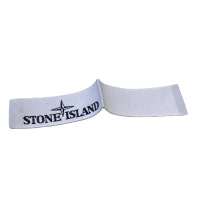 China Hot Selling Center Point Pleat Style Apparel Neck Label Durable Satin Woven Apparel Labels For Clothes Hat Shoes for sale