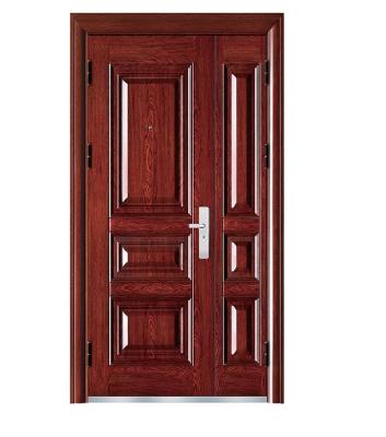 China China Manufacturer Exterior Anti-theft Steel Security Door Security Steel Door House Front Door Designs Steel Entry for sale