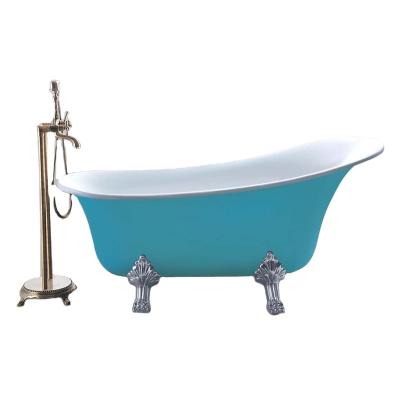 China Factory Single Person Skirted Bathtub Free Body Supply One Stand Alone Hot Water Soaking Bathtub Indoor Modern Bathtub for sale