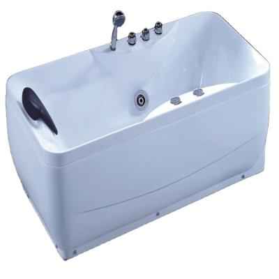 China Modern Design Hotel Double Side Skirted Bathtub (Left Skirt), Resin Stone Freestanding Bathtub, Acrylic Solid Outdoor Bathroom Bathtub for sale