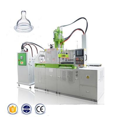 China VERTICAL High Speed ​​Baby Nipple Teat LSR Plastic Injection Molding Making Machine for sale