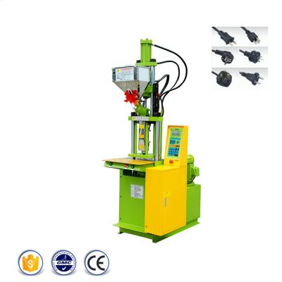 China VERTICAL Italy Standard PVC Cable Power Plug Mains Cord Cable Plug Making Machine High Speed ​​Injection Molding Machine for sale