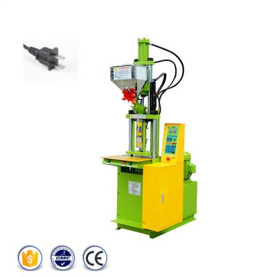 China VERTICAL Custom Plastic Power Cord Plug Cable USB Conductor Making Injection Molding Machine for sale