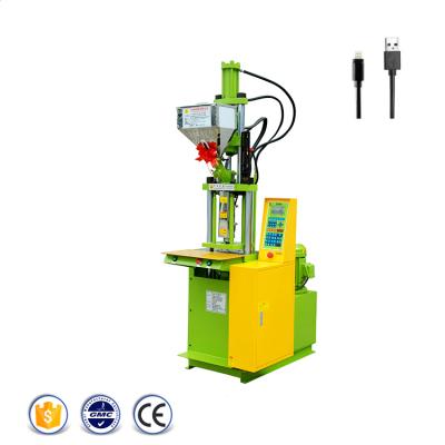 China PLC Control USB Mobile Phone Charger Injection Molding Machine VERTICAL High Speed ​​Equipment for sale