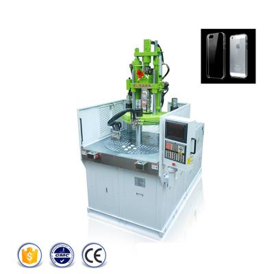 China VERTICAL transparent smartphone covers rotary case injection molding making machine for sale for sale