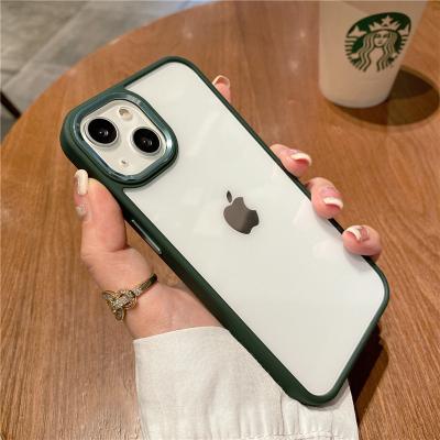 China 2021 Hot Selling Anti-drop 2 in 1 PC TPU Phone Case For iPhone 13 , Shockproof PC Gel Case For iPhone 13 for sale