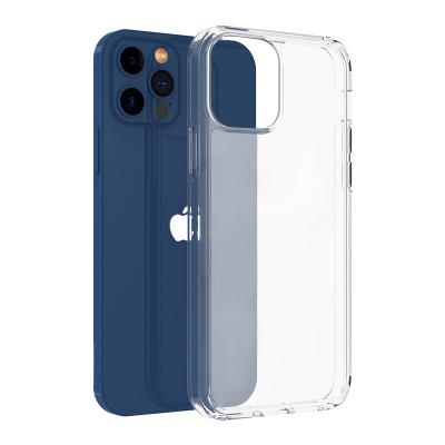 China New Lightweight Customizable Transparent Soft TPU Mobile Phone Shell Durable Waterproof Stitch Cover For iPhone 12 Series for sale