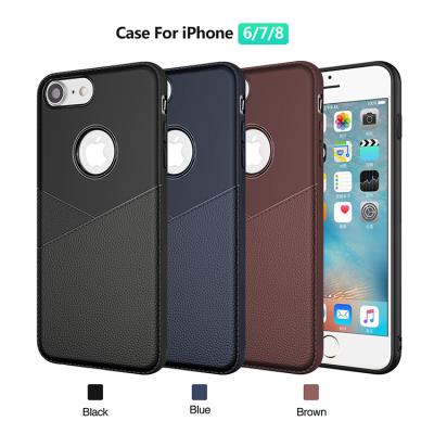 China Light Weight For Iphone 8 TPU Phone Leather Case Shockproof Cover For Iphone SE 2020 for sale