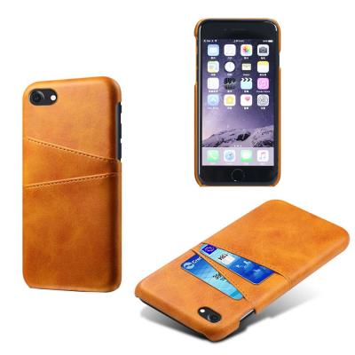 China Anti Scratch/Lightweight/Leather Slim Bumper PU Leather Vintage Shockpfoor TPU Cover Phone Hard Case For iPhone SE 2020/SE2 for sale