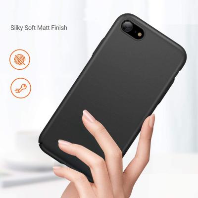 China Full Hard Case Fully Protective Ultra Thin Protective Case Cover For iPhone SE 2020/SE2, Space Black for sale