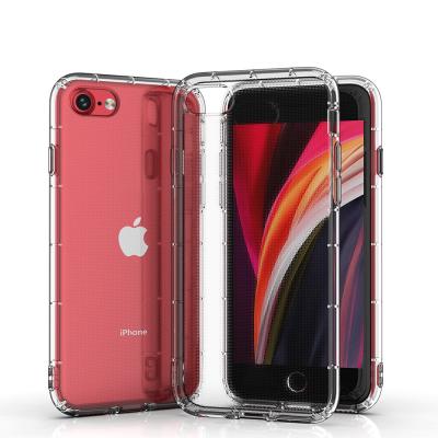 China Lightweight Shockproof Se 2020, TPU Silicn Gel Crystal Mobile Phone Case For Apple iPhone Cover For iPhone SE 2020 for sale