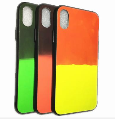 China Light Thermal Heat Sensitive Funny Color Changing Phone Case Cover For iPhone X XS Max for sale