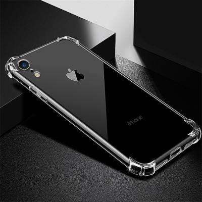 China Ultra thin shockproof clear shockproof tpu phone tpu mobile phone cover case for apple iphone xr low price for sale