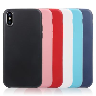 China Shockproof case slim case for iphone X tpu case, colorful silicone case for apple iphoneX cell phone shell for sale