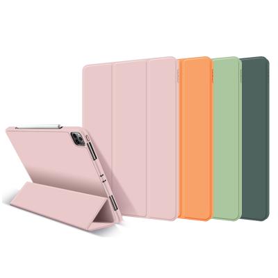 China Light Weight With Pencil Holder Tablet Case PU Cover Leather Cases For iPad Pro 11 for sale