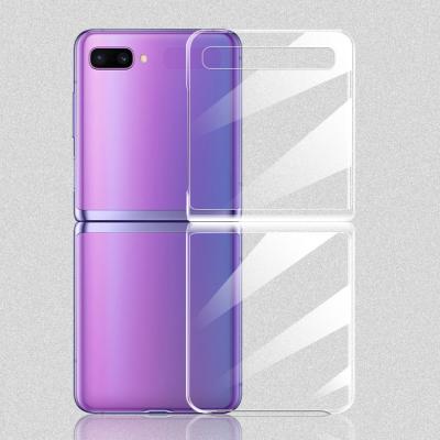 China Anti-fall Trending Products For Samsung Z Flip Clear Hard Plastic Phone Case Cover For Samsung Galaxy Z Flip 3 for sale