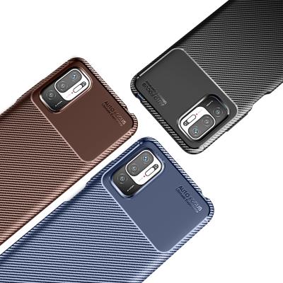 China Shockproof Carbon Fiber TPU Phone Case For Note 10 5G , Flexible Silicon Gel Phone Redmi Case For Redmi Note 10 5G for sale