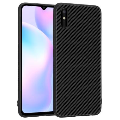 China Lightweight Carbon Fiber Pattern TPU Case For Redmi 9A Factory Price, Wholesale Ultra Thin Soft TPU Case For Redmi 9A for sale