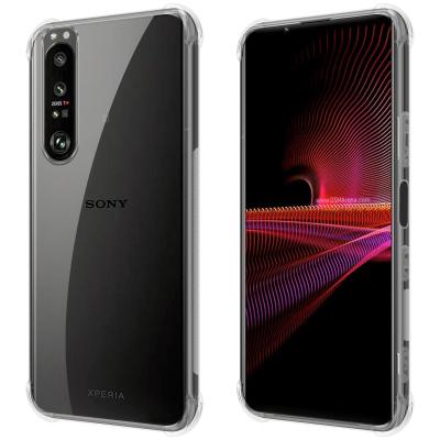 China Crystal Alpha Gel Lightweight Mobile Phone Case for Sony Xperia 1 III, Transparent Silicon TPU Phone Cover for Xperia 1 III for sale