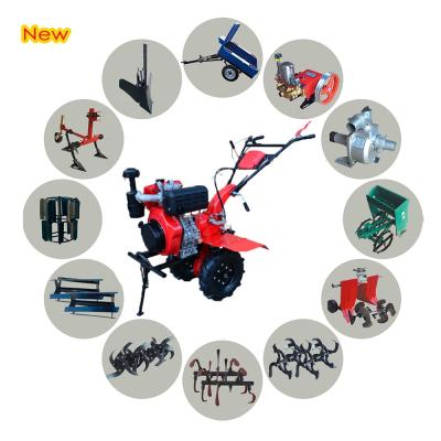 China German Farms Petrol Petrol Agricultural Machinery Tiller Cultivator Power Rotary Weeder Tractor PTO Mini Tiller Tiller for sale