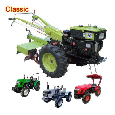 China Farms cultivate hand walking tractor motocultor 20hp power mini diesel tiller tractor for sale