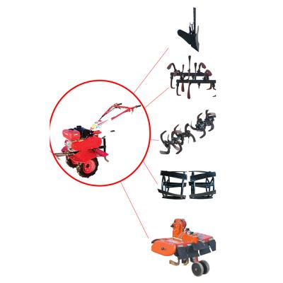 China Garden Agricultural Multifunction Weeder Mini Cultivator Multifunctional Rotary Weeder CE Farm Grass Chopper Rice Corn Chopper Mini Rotary Tiller for sale