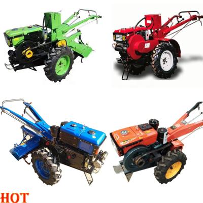 China Farms 8hp 9hp 10hp 11hp 12hp 13hp 14hp 15hp 16hp 18hp 20hp dongfeng changfa diesel walk behind walk tractor motocultor power tiller for sale