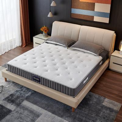 China Quanu 105169 Hot Selling Hypoallergenic Hotel Queen Size Bed Cheap Three Star Pocket Spring Mattress for sale