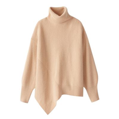 China High Quality QUICK DRY Women Turtleneck Solid Knitted Casual Sweaters Long Neck Women's Pullovers for sale