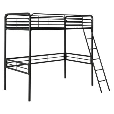 China Modular Compound Bed Frame Simple Design Bedroom Bunk Bed Kids Attic Apartment Dormitory Staff Double Metal Bunk Bed for sale