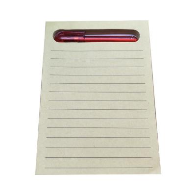 China Loose Leaf Printing A6 Cheap Promotional Logo Gift Tear Off Notebook Note Set Work Pads With Pen for sale