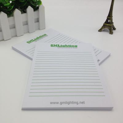 China loose leaf a3 a4 a5 a6 size office company school writing letter notepad printing in china with cheap price for sale