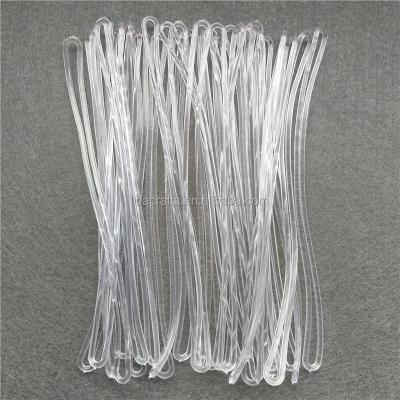 China Recyled Custom 15cm/18cm Clear Plastic Twine Transparent PVC Rope for sale