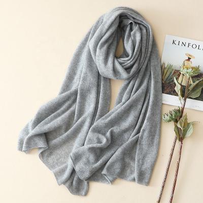 China 100% Warm Cashmere Women Anti-pilling Shawl Scarf All-color Match for sale