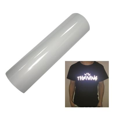 China Custom High Visibility Reflector Film Tape Heat Transfer Silver Vinyl Reflective for sale