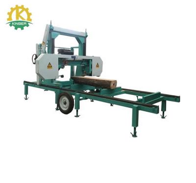 China Horizontal Wood Portable Sawmill With Moving Wheels For Sale for sale