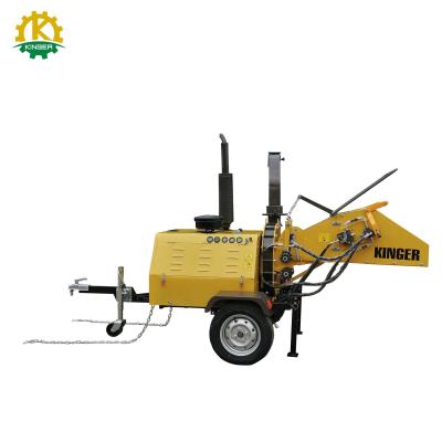 China Industrial Farms Shredder Wood Chipper Use 40HP Diesel Engine for sale