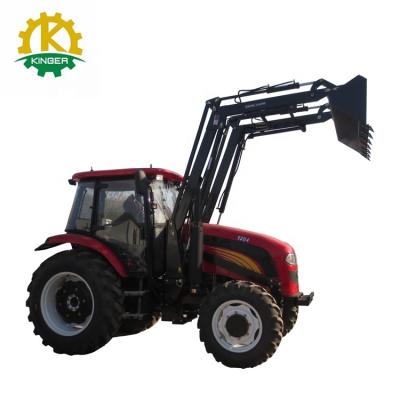 China Front end loader agricultural tractor with front end loader and backhoe tractor implements price for sale