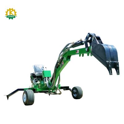 China Agriculture Machinery Mini Towable Backhoe Digger For Mobile Sale for sale