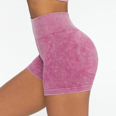 China Breathable women high waisted compression shorts lounge crack! crack! Seamless Women's Summer Butt Lift Shorts Biker Shorts With Custom Logo for sale