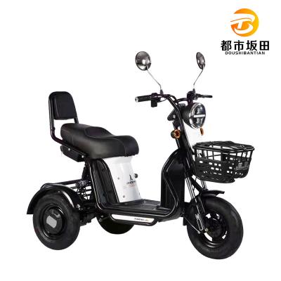 China Passenger 500W brushless copper core motor electric tricycle factory LCD display show electric tricycle for sale