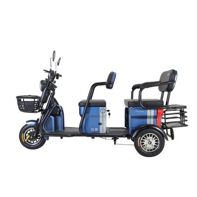 China Passenger logo can be customized high quality material basket electric passenger tricycle lithium for sale