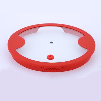 China Food Grade Silicone Spill Stopper Lid Multifunctional Viable Boil for sale