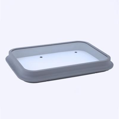 China Silicone Viable Rectangle Food Grade Bread Pan Baking Lid for sale