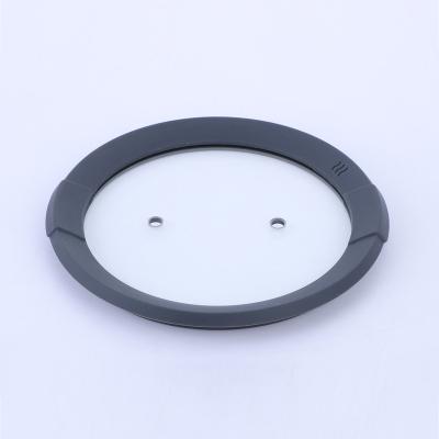 China Round Shape Viable Silicone Glass Lids for Nonstick Pan for sale