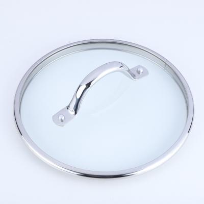 China Viable stainless ring g type mood jar glass lid cookwar lid for stainless steel ceramic pot lid for sale