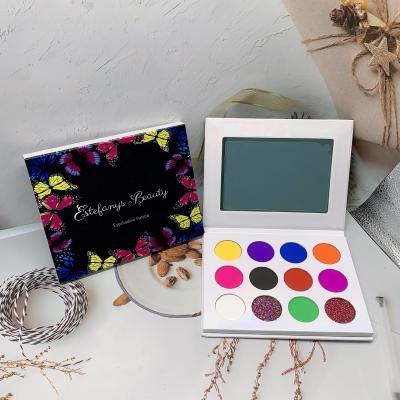 China Waterproof Lady Beauty Makeup Eye of O. TWO.O New Arrival shade eye shadow neon eyeshadow palette for sale