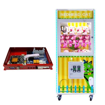 China Zoon Custom Children's Game Loved Gift Game Machine Cheap Doll Selling Desktop Toy Diy Crane Claw Crazy Game Machine for sale