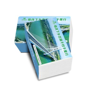 China Custom Factory Eco - Friendly Soft Pack Tissue Paper 3Ply Tissue Facial Tissue for sale