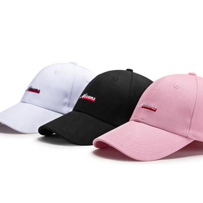 China JOINT Hot Sale Design Alphabet Embroidered Curved Brim 6 Panel Baseball Hat Custom Hat for sale